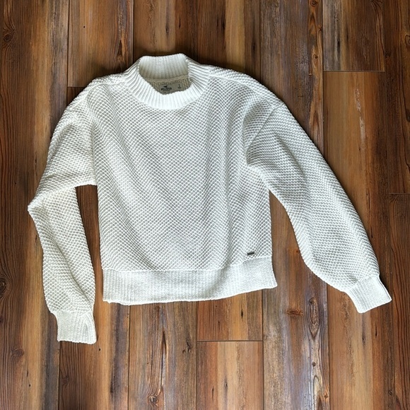 Hollister easy waffle crew sweater small - Picture 2 of 5